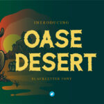 Oase Desert Font Poster 1