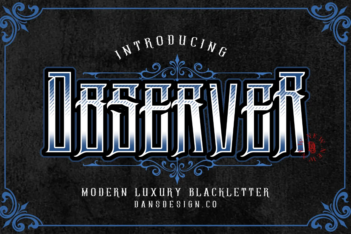 Observer Font Observer Font Poster 1