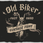 Old Biker Font Poster 3