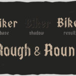 Old Biker Font Poster 4