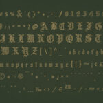 Old English Font Poster 6
