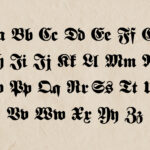 Old German Font Poster 4