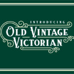 Old Vintage Victorian Font Poster 3