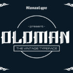 Oldman Font Poster 3