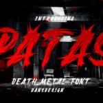 Patas Font Poster 3