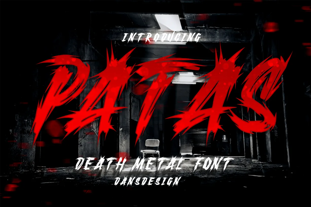 Patas Font Patas Font Poster 1