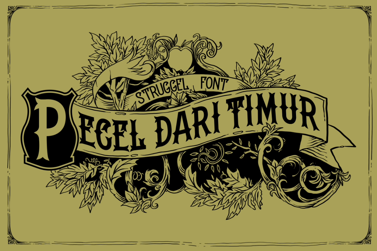 Pecel Dari Timur Font