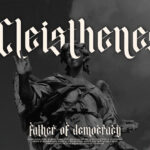 Phosphenes Font Poster 10