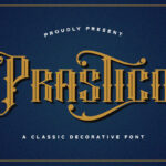 Prastico Font Poster 3