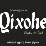 Qixohe Font Poster 3