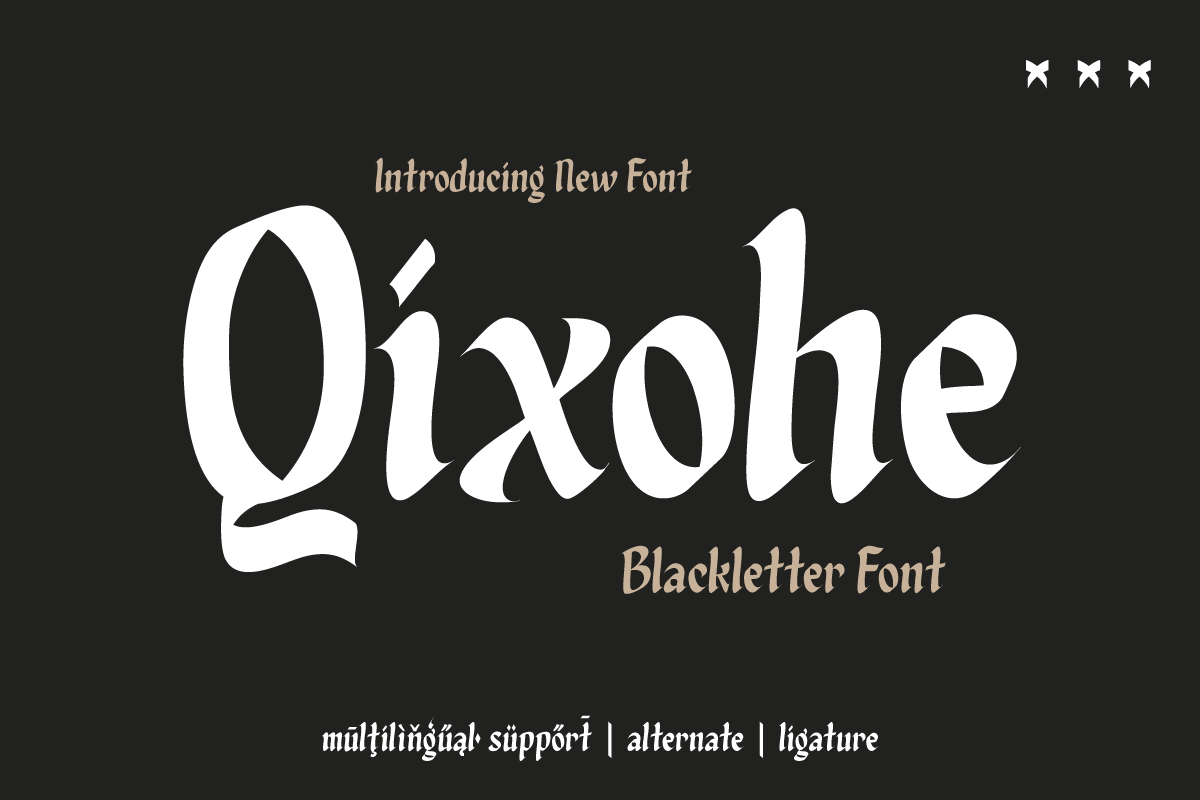 Qixohe Font Poster 1