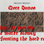 Qore Dunos Font Poster 2