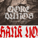 Qore Dunos Font Poster 10