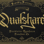 Qualzharo Font Poster 3