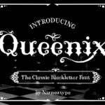 Queenix Font Poster 3