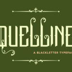 Quelline Font Poster 3