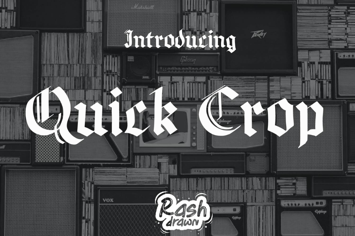 Quickcrop Font