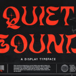 Quiet Sounds Font Poster 3