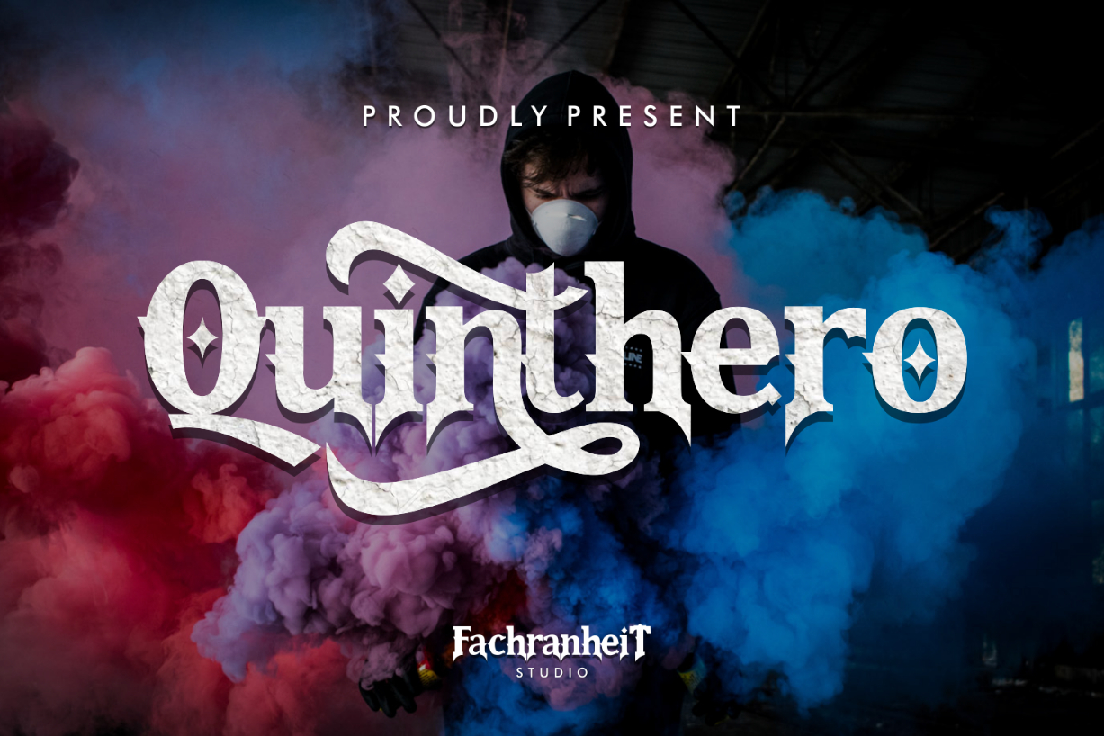 Quinthero Font Poster 1