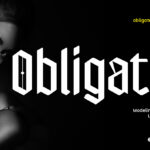 Quite Word Font Poster 8
