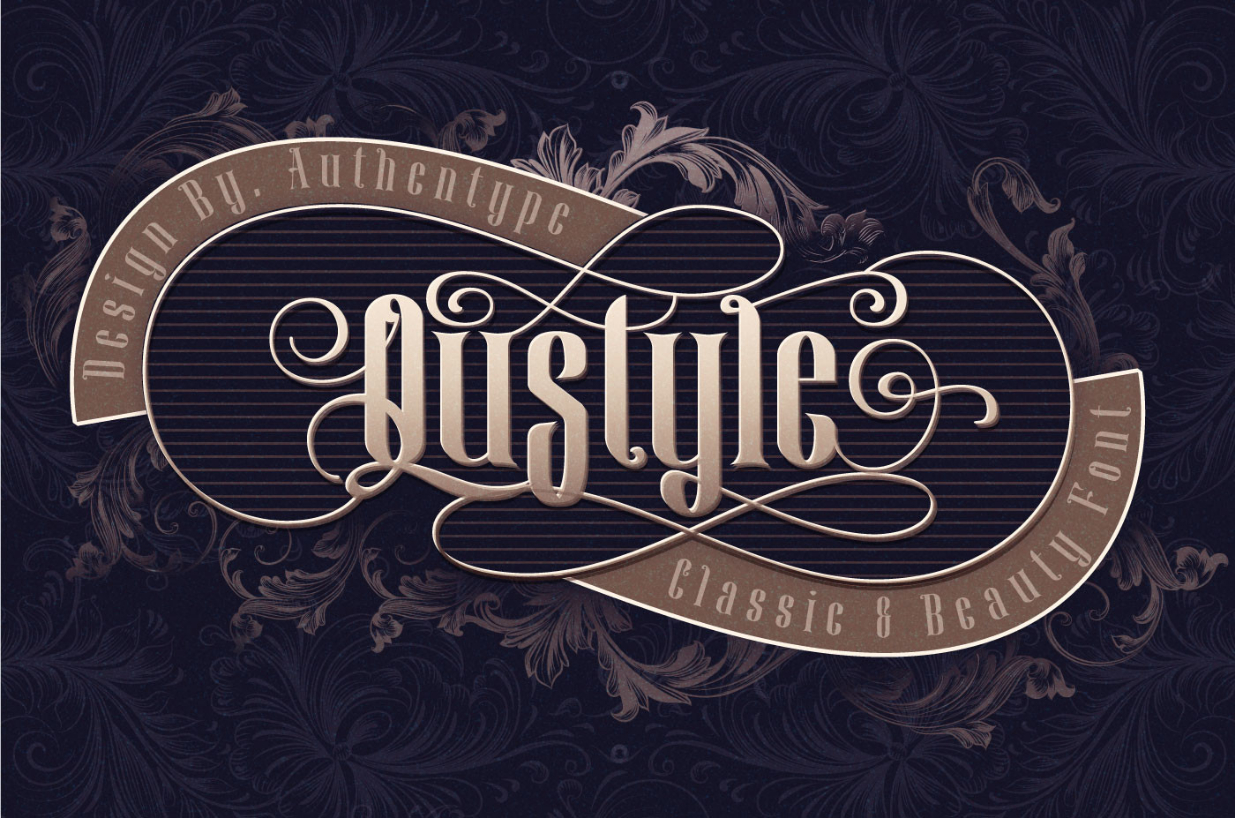 Qustyle Font Poster 1