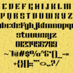 Radborn Font Poster 8