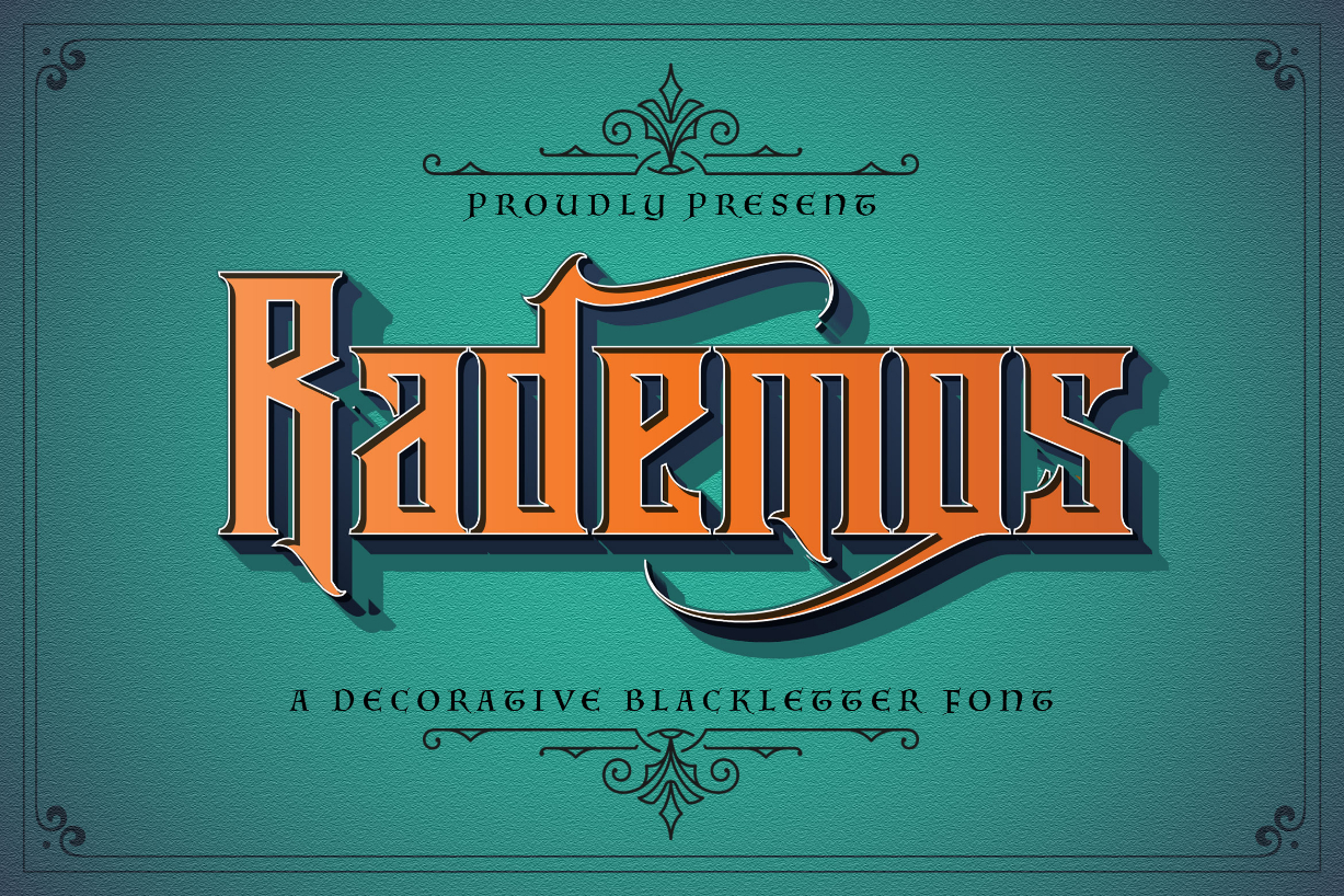 Rademos Font Poster 1