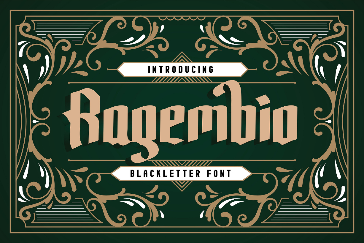 Ragembio Font Poster 1