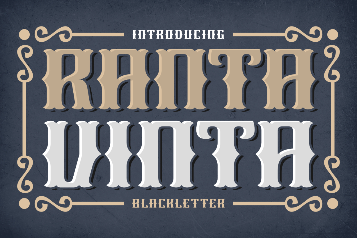 Ranta Vinta Font Poster 1