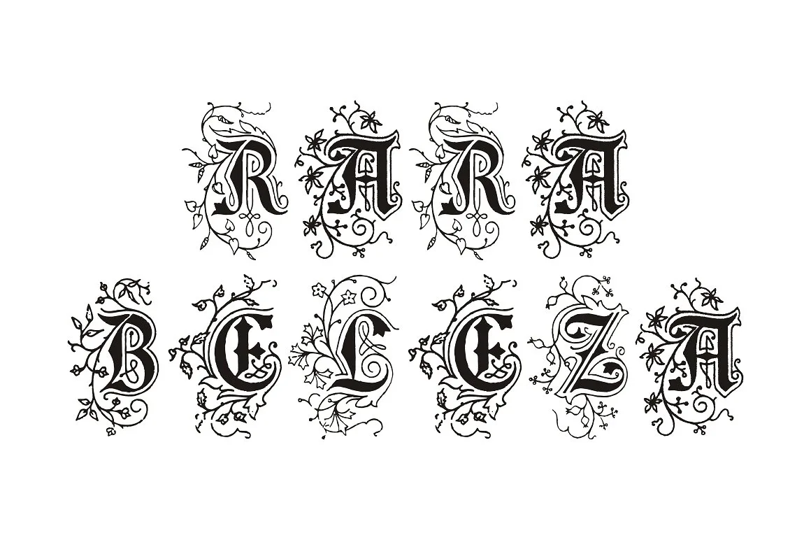 Rara Beleza Font Rara Beleza Font Poster 1