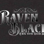 Raven Black Font Poster 3