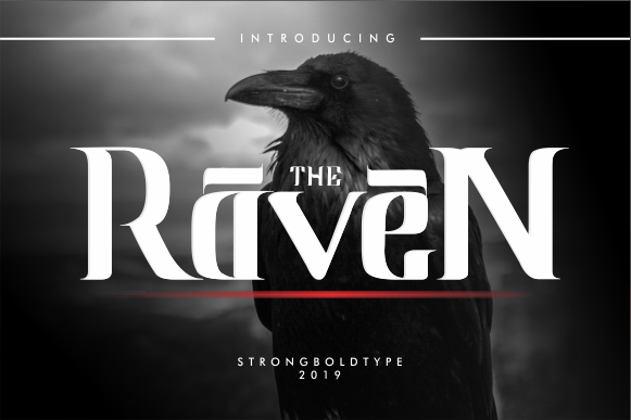 Raven Font Poster 1