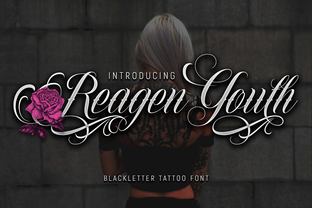 Reagen Youth Font Poster 1
