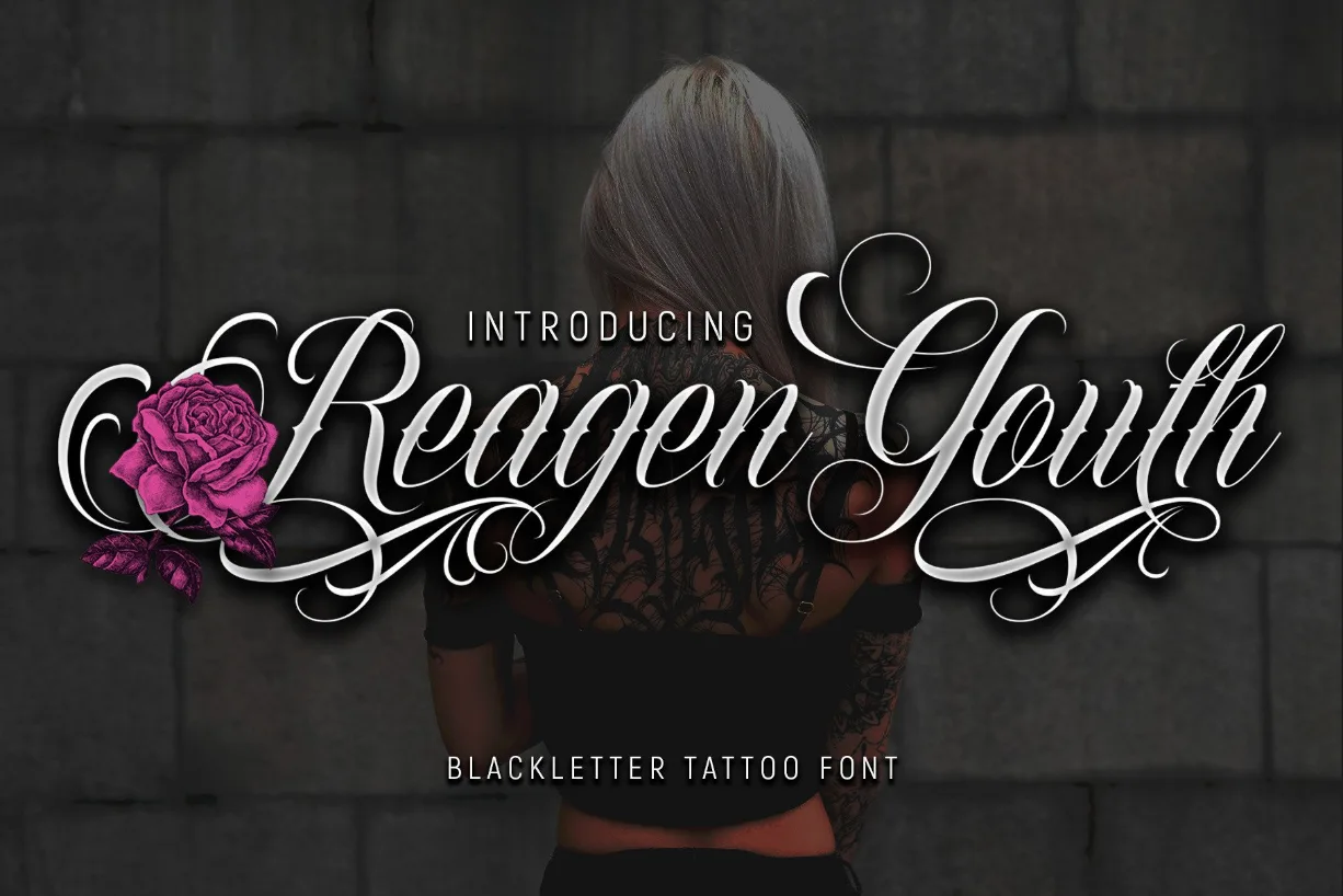 Reagen Youth Font Poster 1