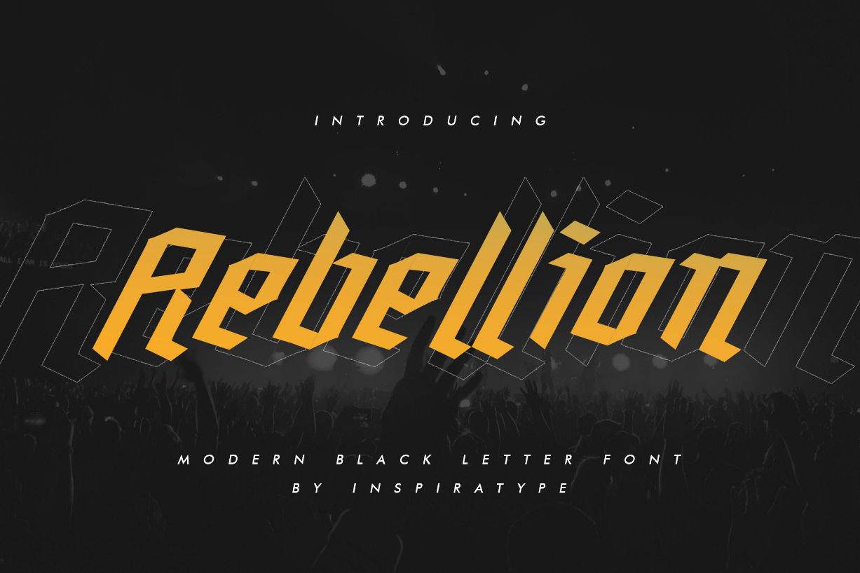 Rebellion Font Poster 1