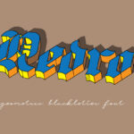 Redro Font Poster 3