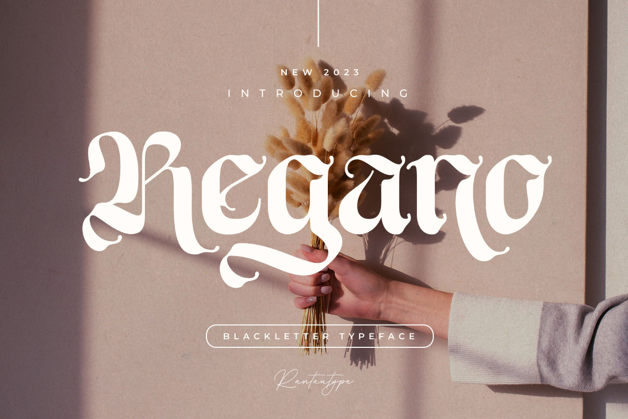 Regano Font Poster 1