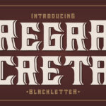 Regra Creta Font Poster 3