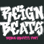 Reign Beats Font Poster 3