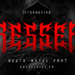 Resser Font Poster 3