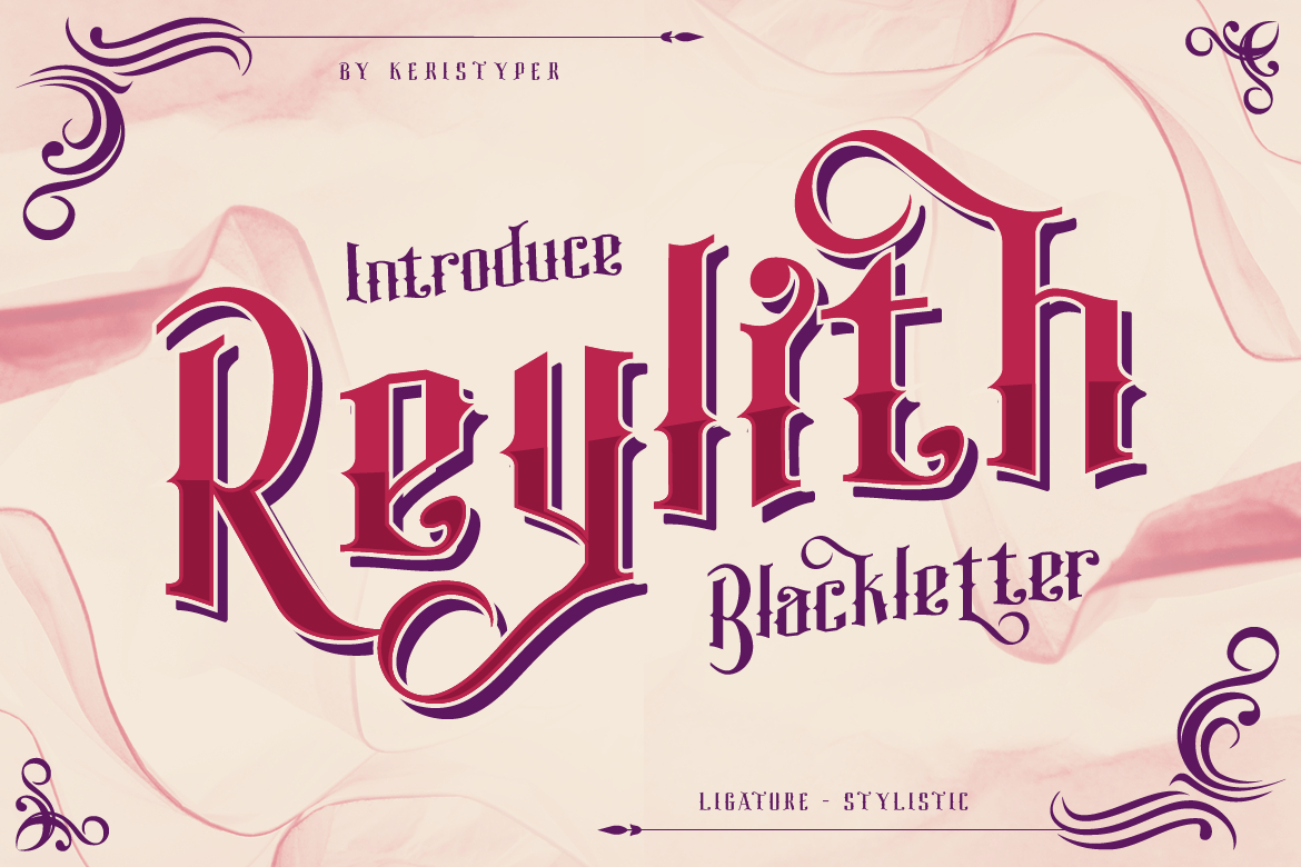 Reylith Font Poster 1