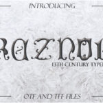 Reznor Font Poster 3