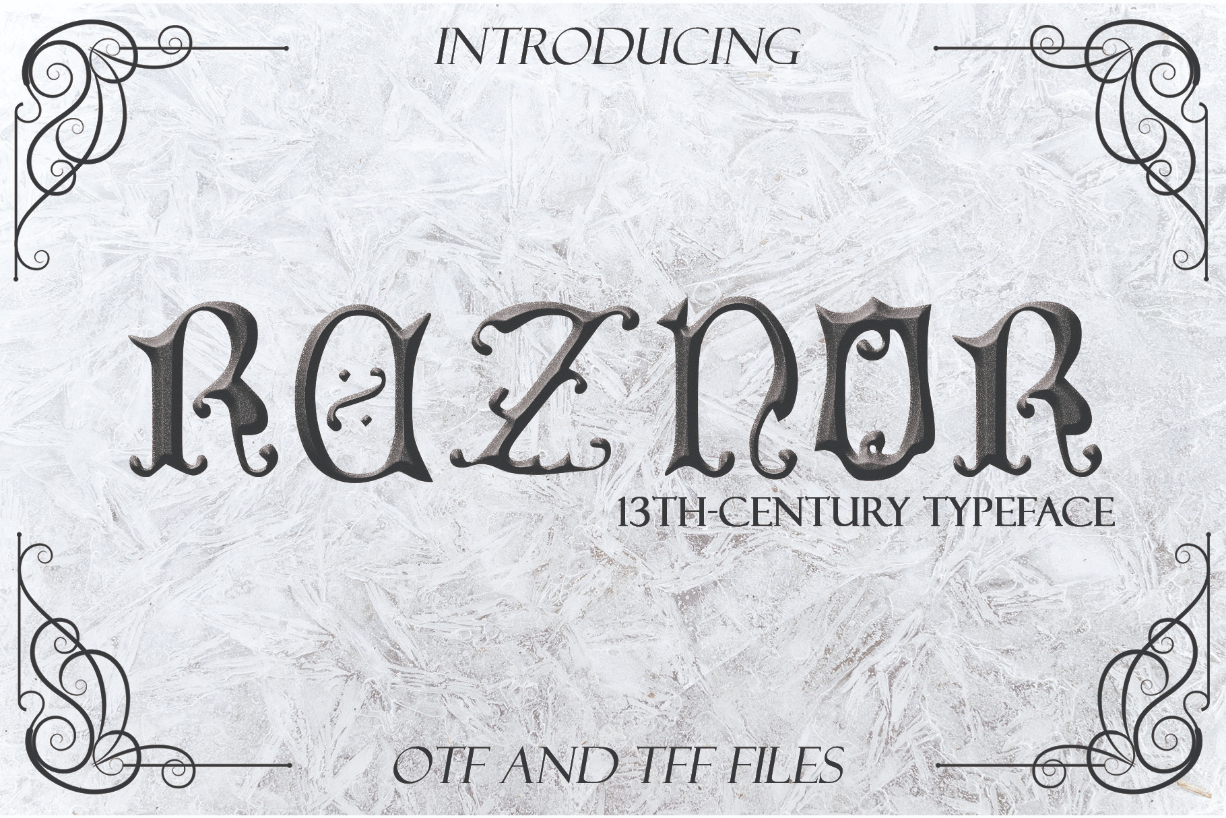 Reznor Font Poster 1