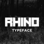 Rhino Font Poster 6