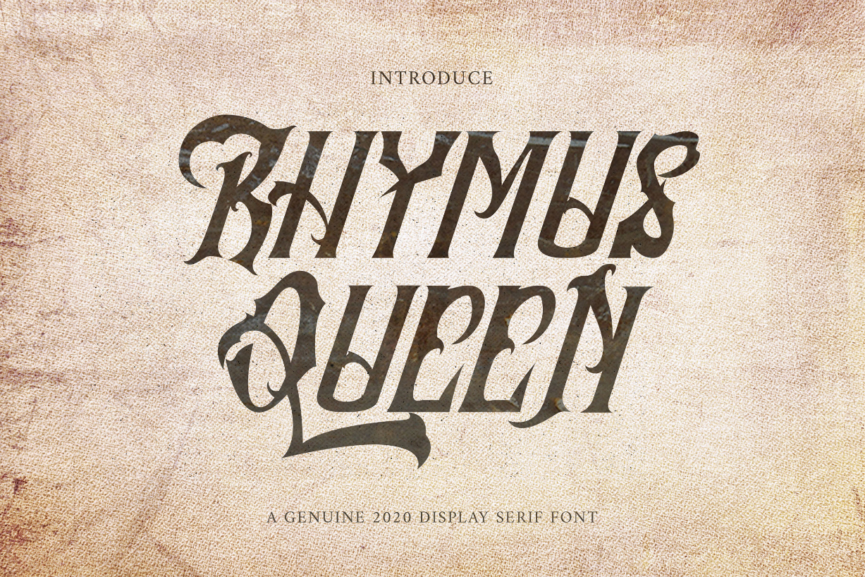 Rhymus Queen Font