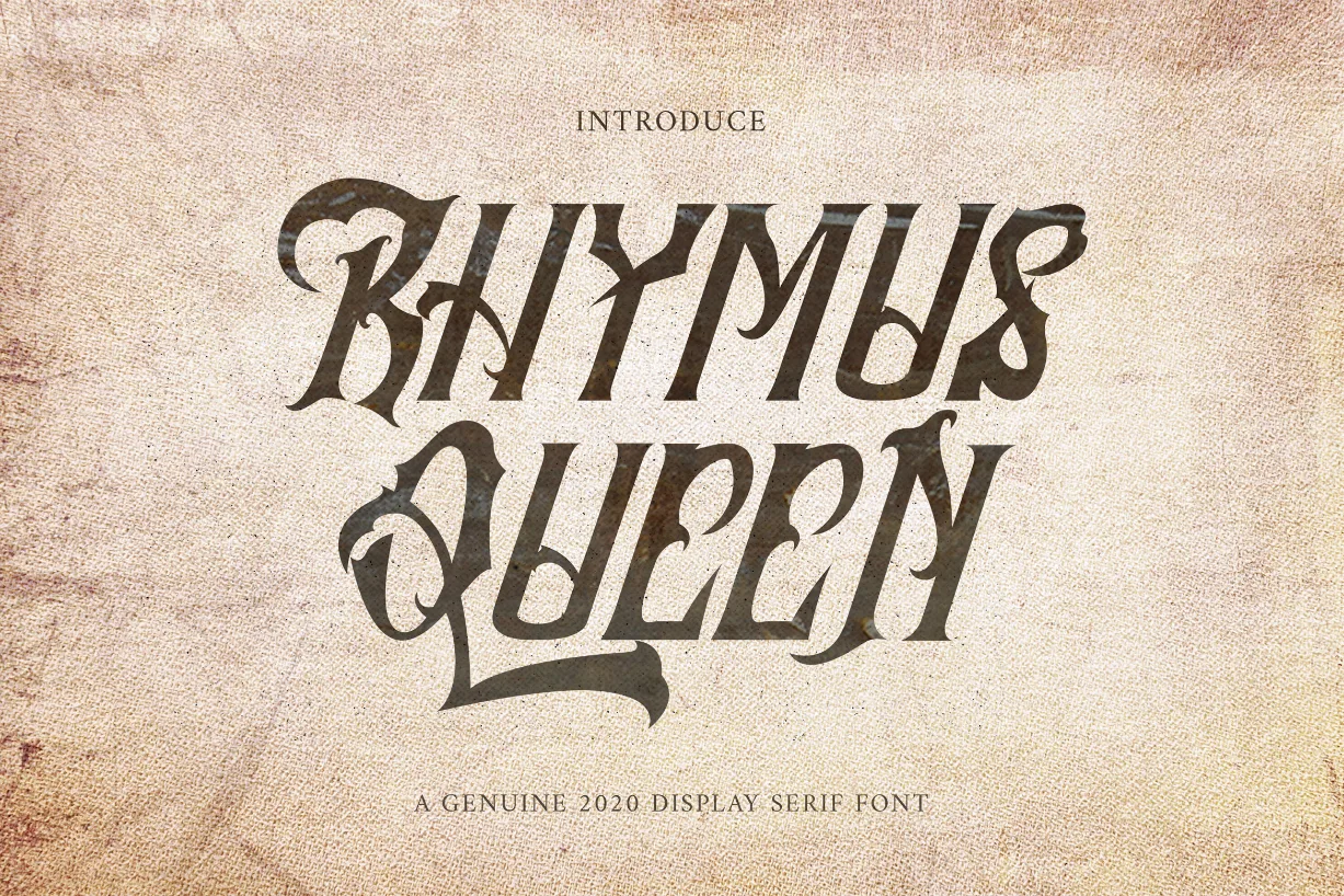 Rhymus Queen Font Poster 1