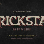 Ricksta Font Poster 3