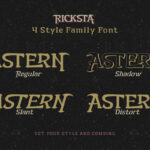 Ricksta Font Poster 4