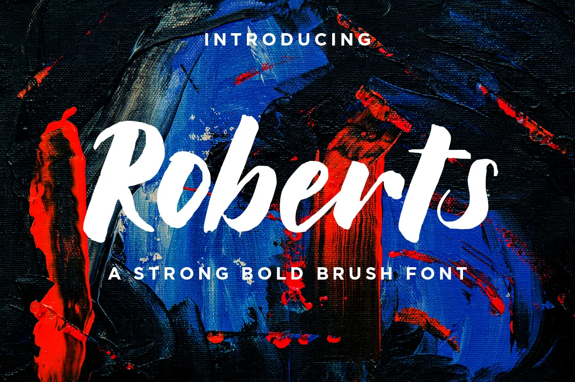 Roberts Font Roberts Font Poster 1