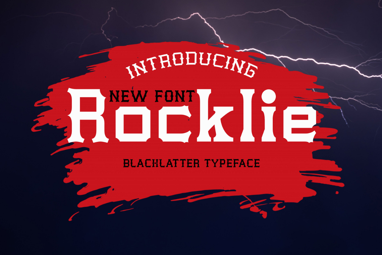 Rocklie Font Poster 1